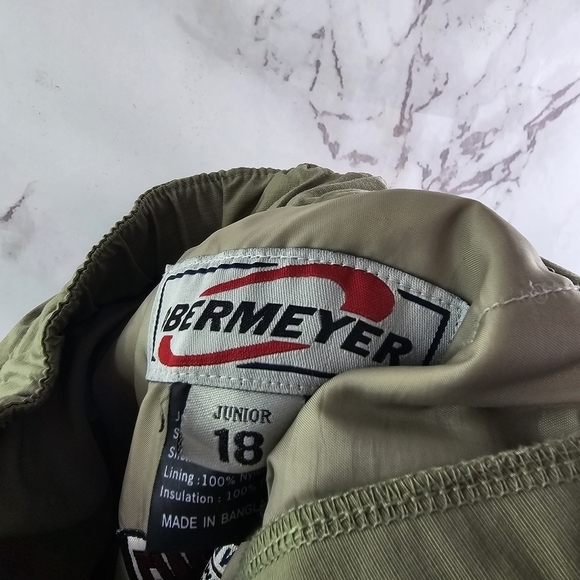 Obermeyer Pants Womens 32 X 29 Brown Black Tan Ski Snow Shell Vintage - Picture 3 of 14